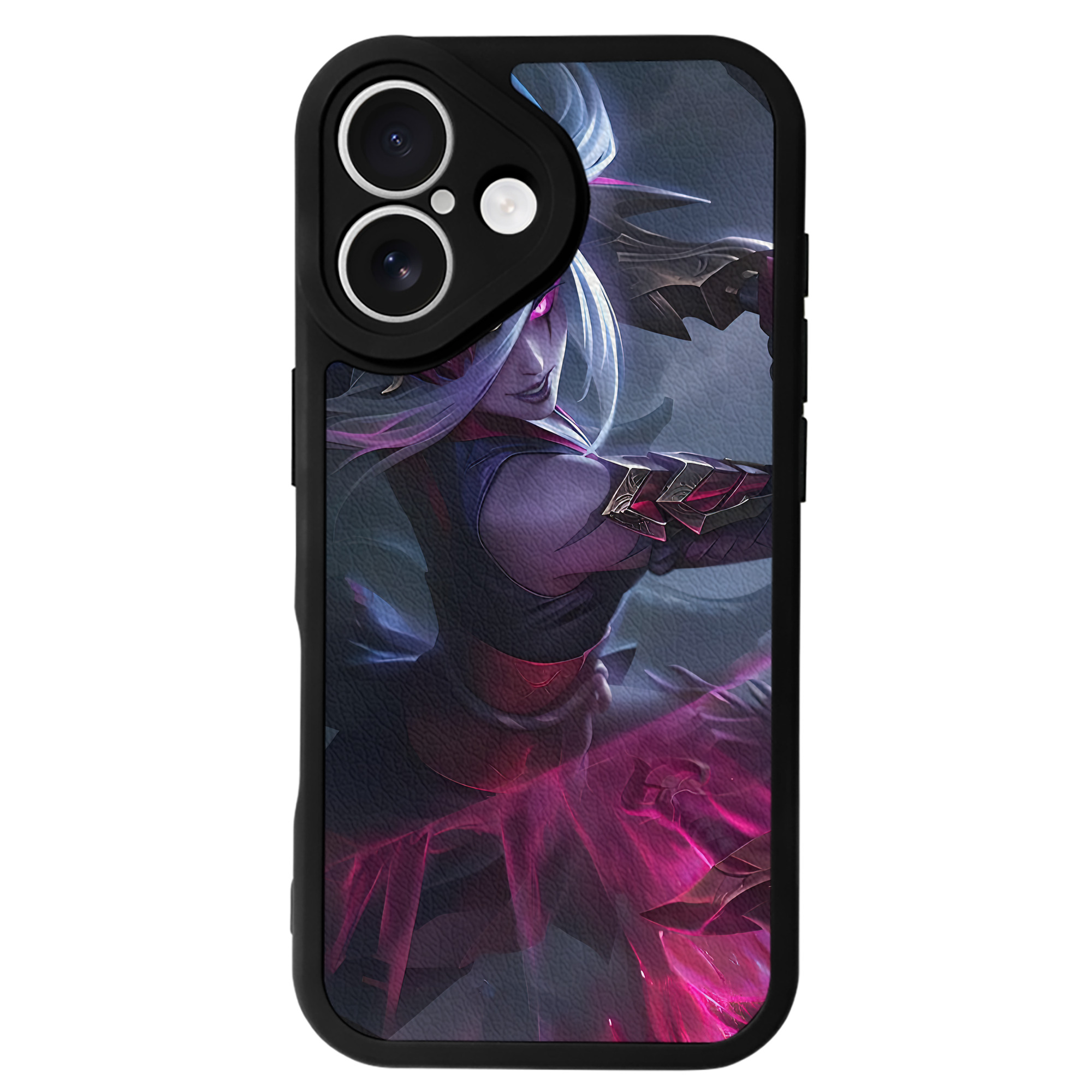 リーグ・オブ・レジェンド League of Legends LOL 【iPhone 16シリーズ対応】シリコンスマホケース（レザー調） 材質：シリコン